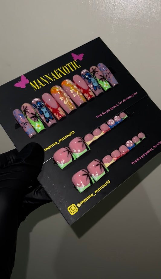 St*tch nail and toe set