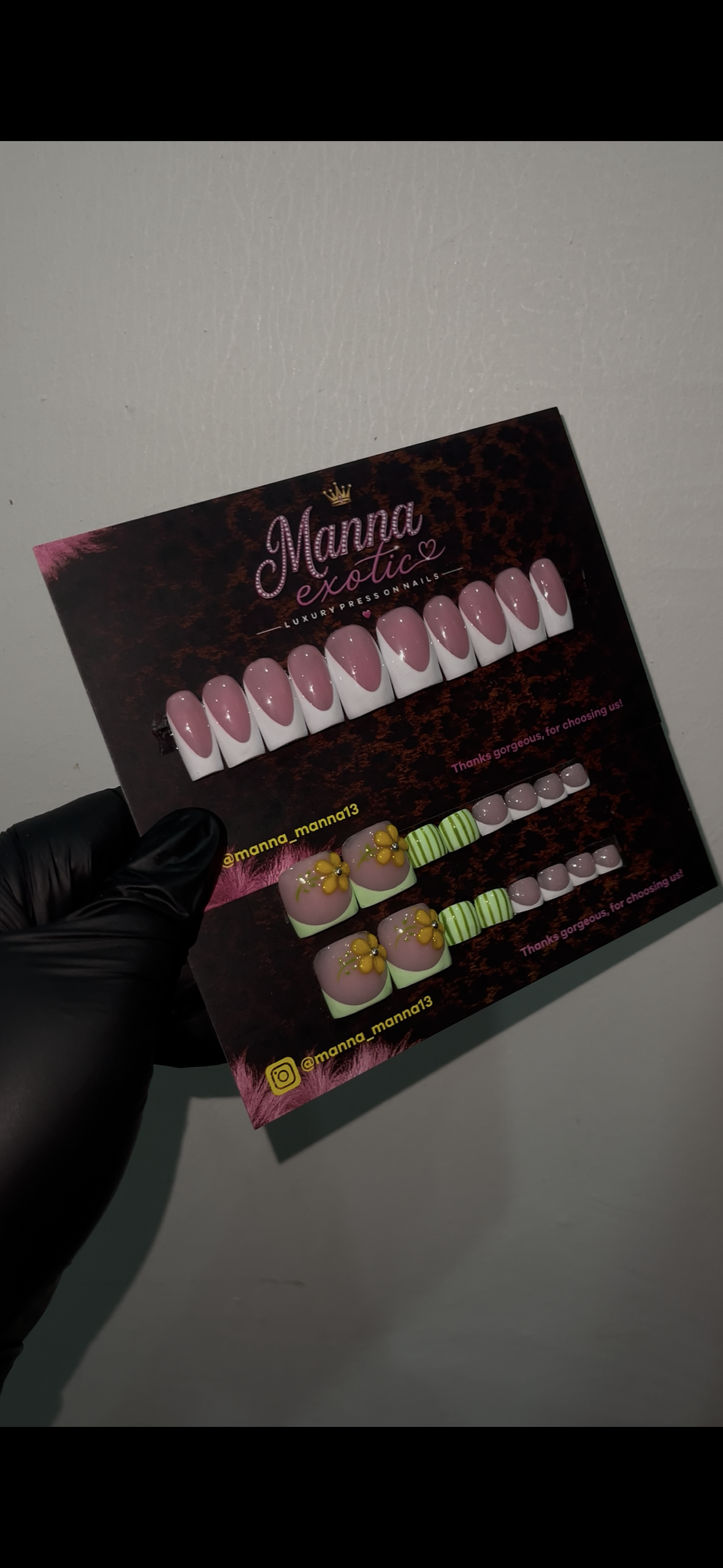 Custom nail and toe set