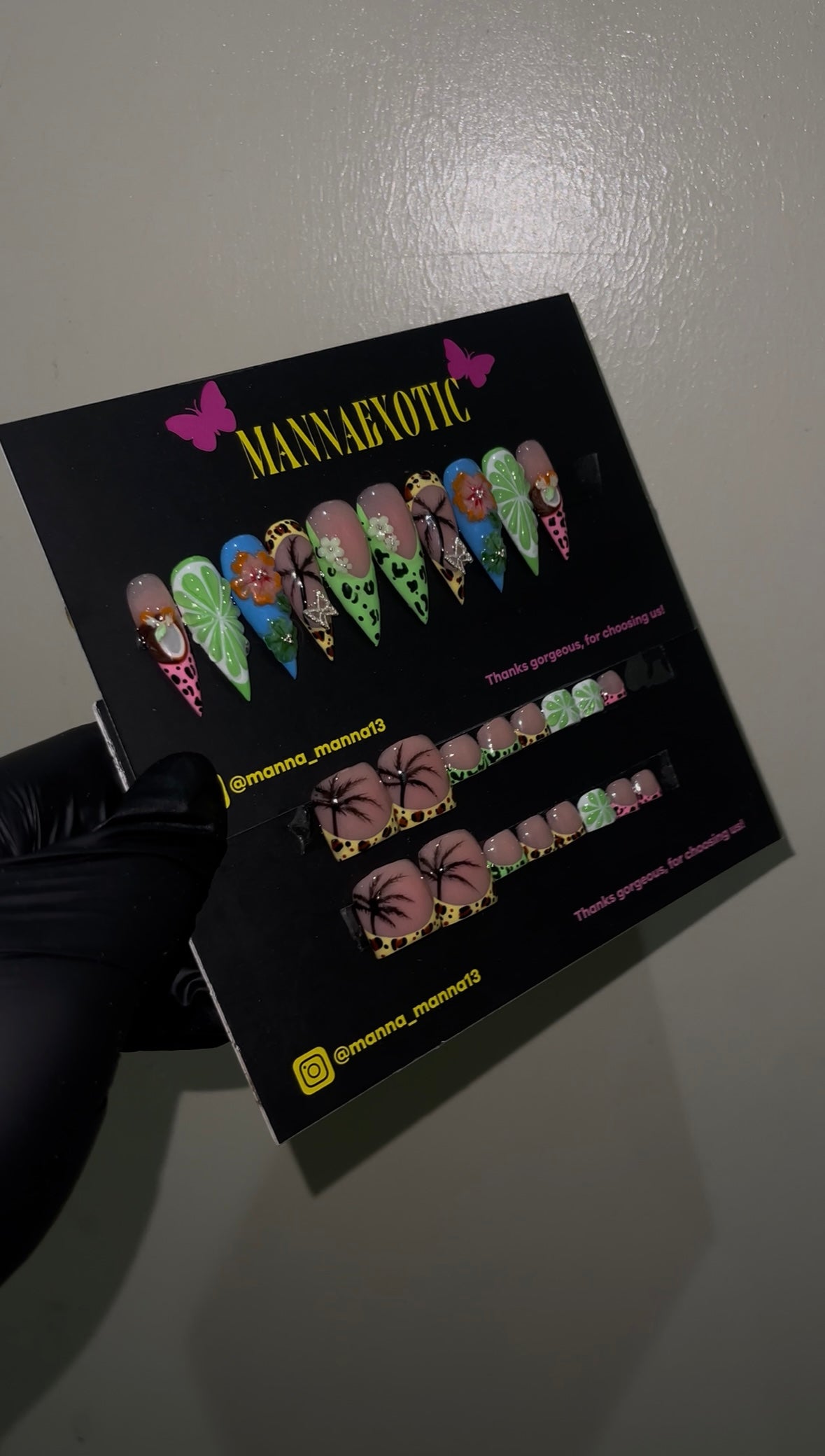 B*pe island nail and toe set