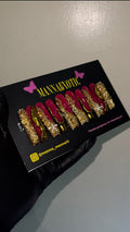Golden rose nail set